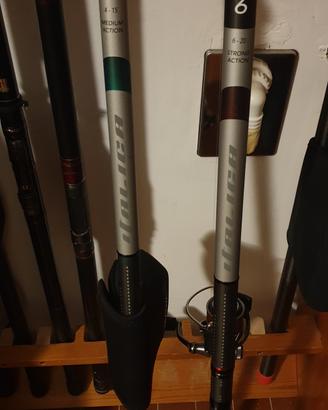 Canne bolognesi Italica e Shimano