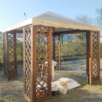 Gazebo in legno marca Legnoluce