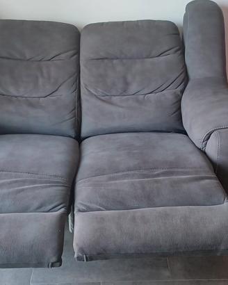 Divano 2 posti recliner elettrico