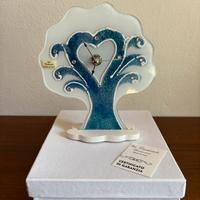 Orologio artigianale in vetro Made in Italy Napoli