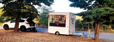 rimorchio street food carrello per ristorazione 