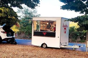 rimorchio street food carrello per ristorazione 