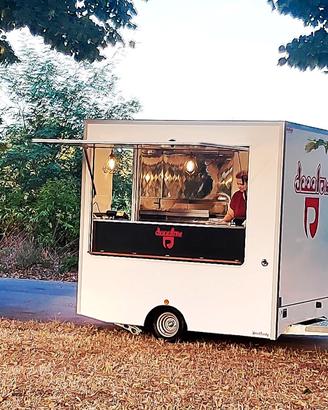 rimorchio street food carrello per ristorazione 