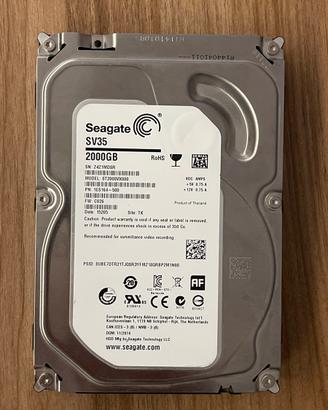 Hard disk interno Seagate sv35 2TB (2000gb)