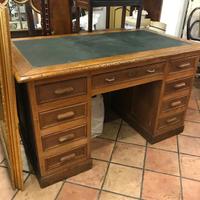 Scrivania ufficio in rovere anni ‘30