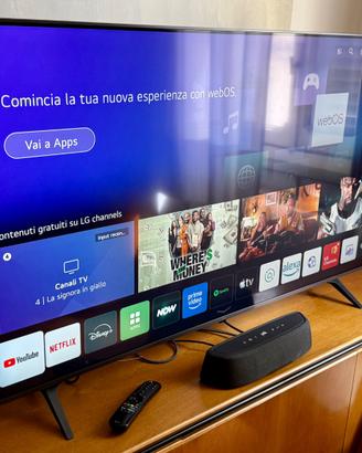 TV LG 55” 4K Smart TV (webOS) – perfetta