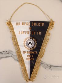 Gagliardetto Udinese Juve 29' giornata 25/26
