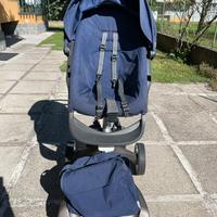 Passeggino Trio Stokke Explory Blu