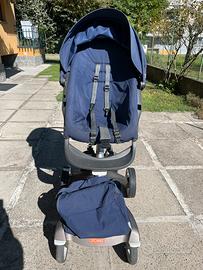 Passeggino Trio Stokke Explory Blu