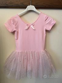 Body con gonna pizzo rosa