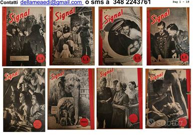 Raccolta Riviste Storiche SIGNAL Italiano Tedesco