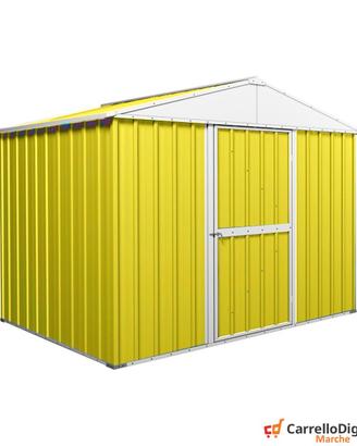 Box baracca lamiera Acciaio 275x175cm giallo