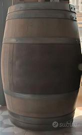 Botte di legno o esposizione