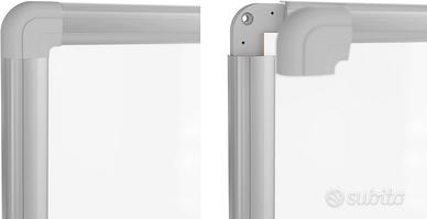 lavagna magnetica 120x90 parete cornice alluminio