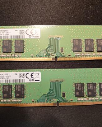 Samsung Ram 8GB+8GB DDR4 2400mhz.