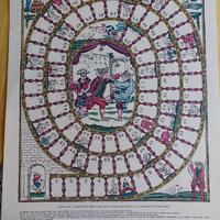 ANTICHI GIOCHI DELL'OCA, 10 grandi stampe cm 50x35