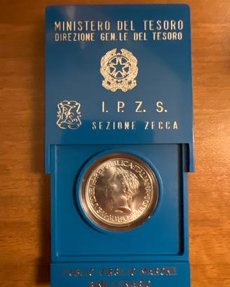 500 Lire 1981 Virgilio in argento 835