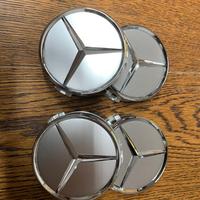 4 TAPPI COPRIMOZZO 75MM PER MERCEDES BENZ CERCHI