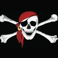 Bandiera Pirata con teschio 