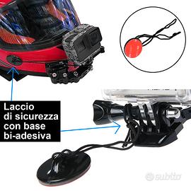 Supporto GoPro per casco KIT COMPLETO - Accessori Moto In vendita a Enna