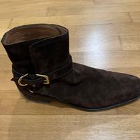 Stivaletti uomo Ralph Lauren marroni con cinturino