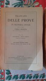 libri antico dell' avvocato Carlo lessona  1922