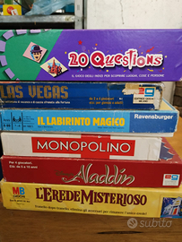 Giochi di società, puzzle, giochi per bambini