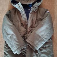 Giacca BAMBINO ParKa verde NATALE