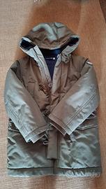 Giacca BAMBINO ParKa verde NATALE