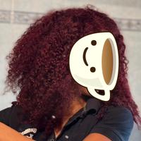 Parrucca rossa riccia vera