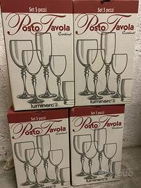 Set bicchieri Luminarc "Posto Tavola Cortina"20 pz