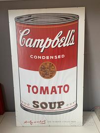 Manifesto Andy Warhol barattolo Campbell’s