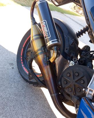 Marmitta Giannelli Shot V4 per piaggio 70cc/50cc