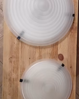 Lampadari  in vetro satinato