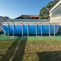 Piscina fuori terra New Plast 6x3m + ricambi nuovi