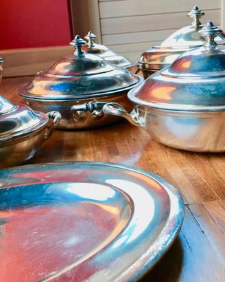 5 Casseruole e 3 Zuppiere vintage epoca 1950 c