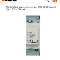 Bticino 346020 alimentatore supplementare bus SCS