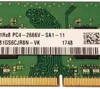 Ram 8gb Hynix PC4  - 2666V -SA1 - 11 SODIMM