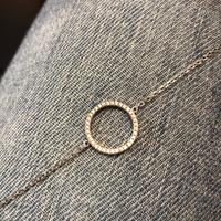 Bracciale in argento con zirconi