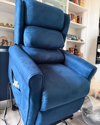 Poltrona Elevabile Ginevra 2 motori – Colore Blu