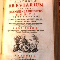 Compendio Storia Ecclesiastica Latino Antico 1763