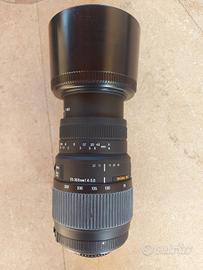 zoom sigma 70-300 x nikon 