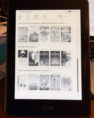 Kindle Voyager + 2 custodie