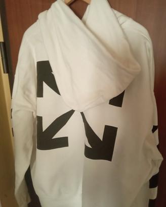 felpa uomo white Off