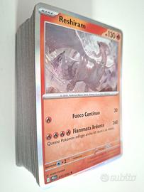 Mazzo 100+ carte Pokemon italiane tutte differenti
