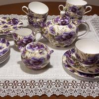 servizio da thè in porcellana