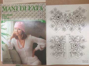 COLLEZIONE RIVISTE "MANI DI FATA", RICAMO E CUCITO