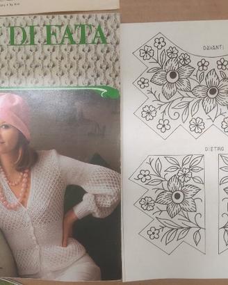 COLLEZIONE RIVISTE "MANI DI FATA", RICAMO E CUCITO