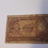 BANCONOTA 100 LIRE