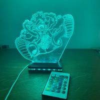 Lampada illusione 3D Luce notturna a LED Anime